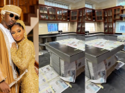 “No More Bachelor Life” – Priscilla Ojo Shows Off Kitchen Makeover for Husband Juma Jux
