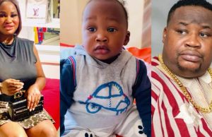 “Come and Carry Your Pikin” – Cubana Chief Priest’s Alleged Baby Mama, Hellen Ati, Cries Out Over Son’s Eating Habit
