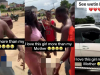 Drama Unfolds as Abroad Returnee Catches Girlfriend Cheating, Allegedly Destroys Her Car (Video)