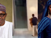 Watch: Zahra Buhari Seen Crying Outside London Hospital After Buhari’s Death