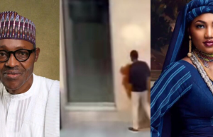 Watch: Zahra Buhari Seen Crying Outside London Hospital After Buhari’s Death
