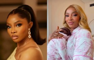 “My Heart Has Never Known Love Like This” – Toke Makinwa Pens Emotional Note as Baby Yaya Turns One Month